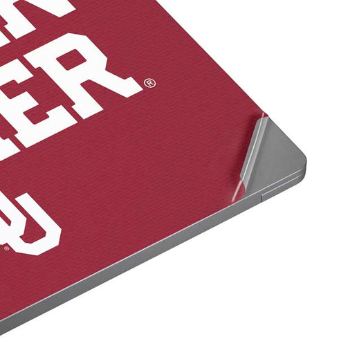 University of Oklahoma Boomer Sooner Universal Laptop 16.6in (13.4 x 9.7in) Skin